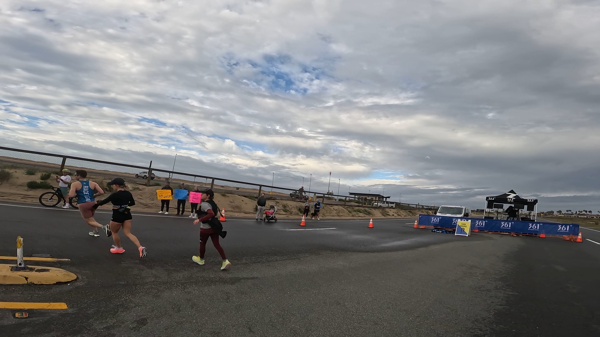 U-turn at Mile 12. Shot with GoPro 11 Mini