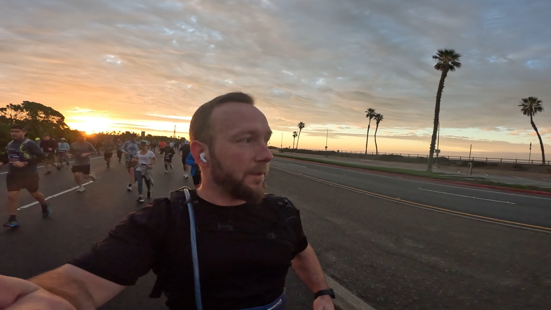 Sunrise peeking through the clouds. Shot with GoPro 11 Mini