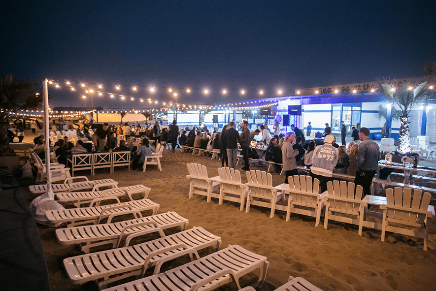 Nightlife at the popular Sea Legs at the Beach