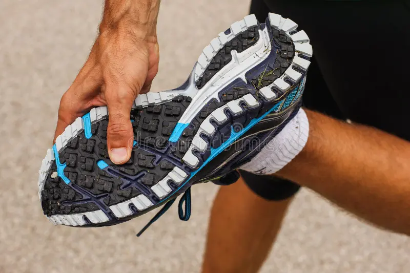 Tread wear as a sign of running shoe fatigue